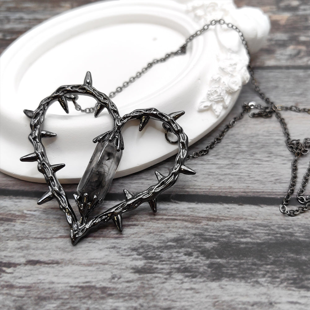 Wholesale Anime Witch Heart Thorn Thorn Love Necklace